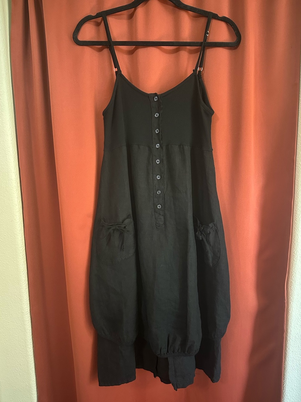 100% Linen Dress Made in Italy Women’s Size M